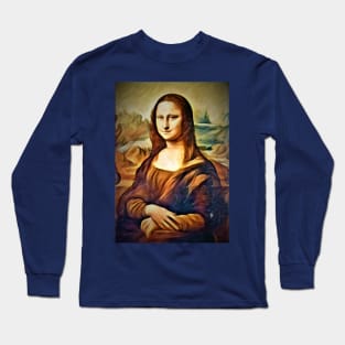 Mona Lisa, windel Long Sleeve T-Shirt